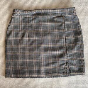 Garage Plaid Mini Skirt